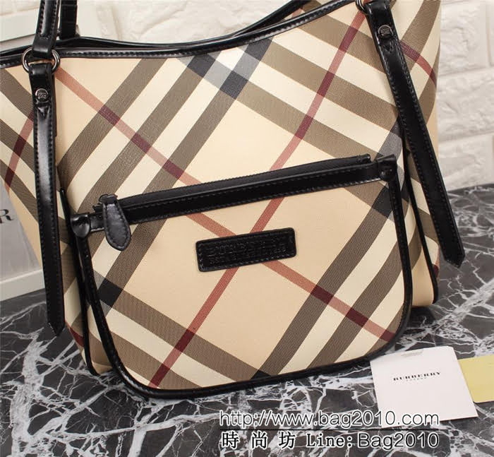 BURBERRY巴寶莉 The Canter 坎特手袋 時尚購物袋 四季爆款 8883  Bhq1037
